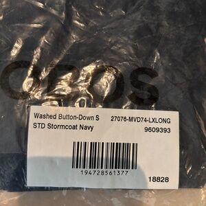 Men’s bonobos button down short sleeve stretch shirt large new navy